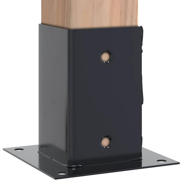 Quadratische Pfostenträger 81x81mm, 12 Stk.