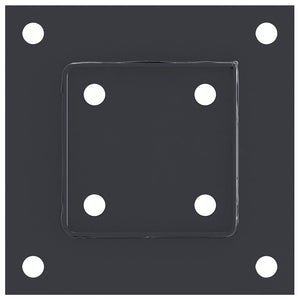 Quadratische Pfostenträger 81x81mm, 12 Stk.