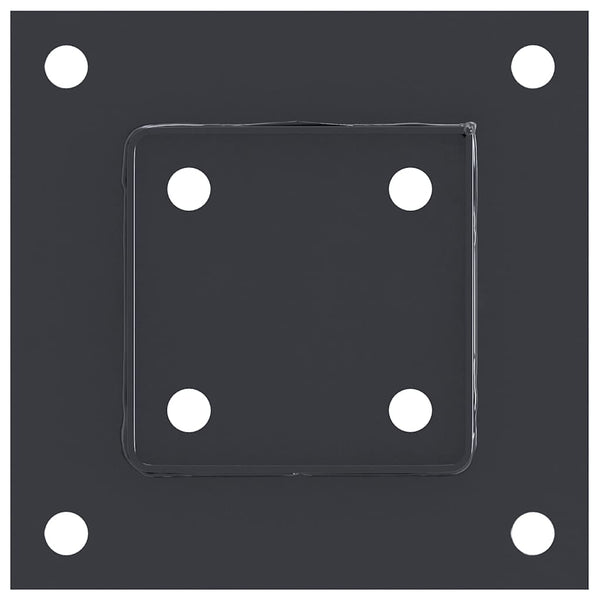 Quadratische Pfostenträger 81x81mm, 12 Stk.