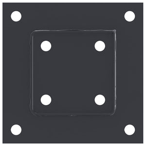 Quadratische Pfostenträger 91x91 mm, 4er-Set