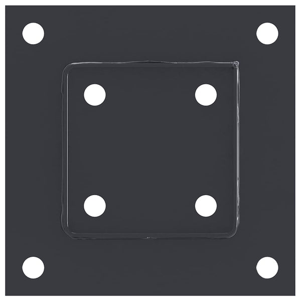 Quadratische Pfostenträger 91x91 mm, 4er-Set