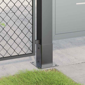 Quadratische Pfostenträger 91x91mm, 12er-Set