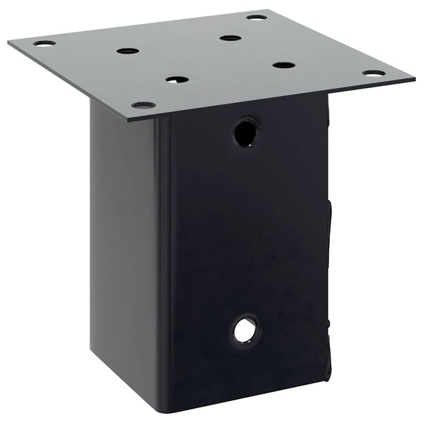 Quadratische Pfostenträger 91x91mm, 12er-Set