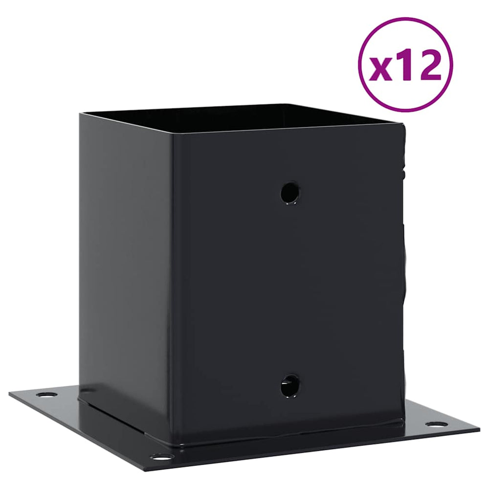 Quadratische Pfostenträger 101x101mm, 12er Set