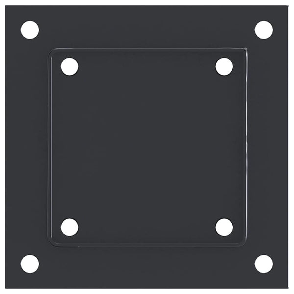Quadratische Pfostenträger 121x121 mm, 4er-Set