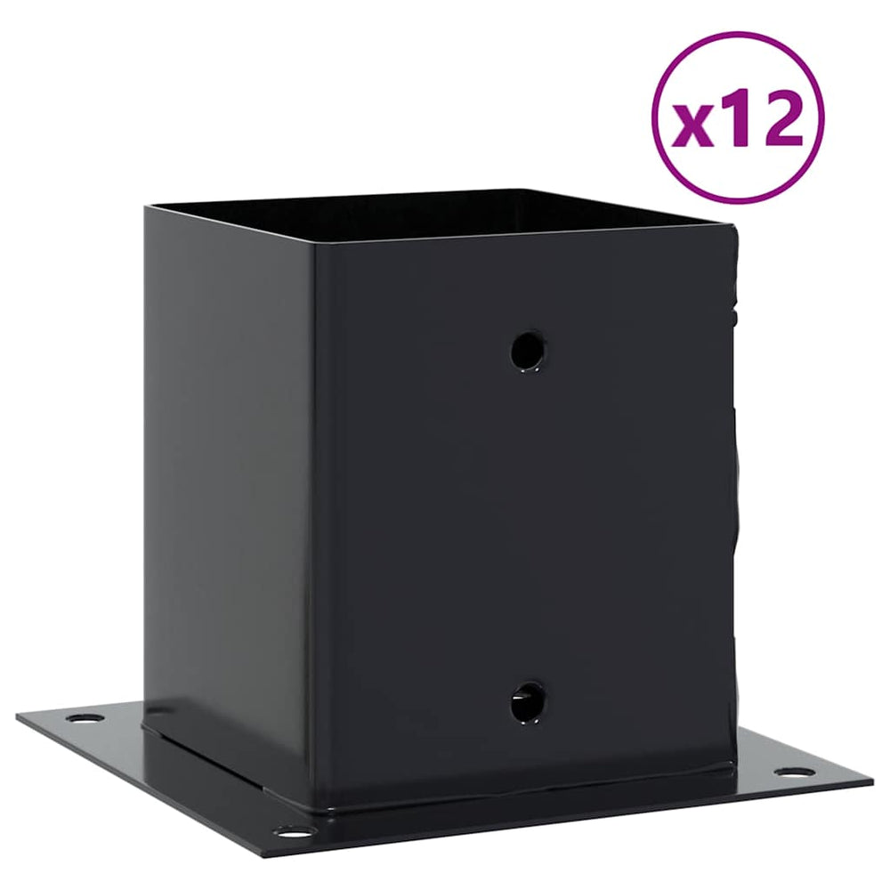 Quadratische Pfostenträger 121x121mm, 12 Stk.