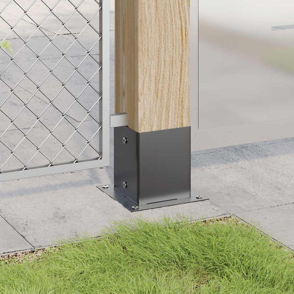 Quadratische Pfostenträger 121x121mm, 12 Stk.