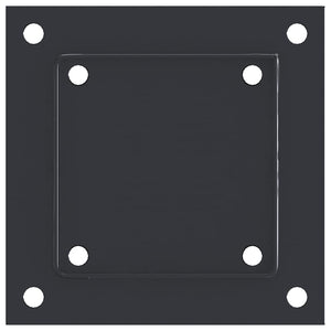 Quadratische Pfostenträger 121x121mm, 12 Stk.