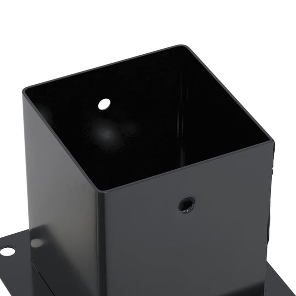 Quadratische Pfostenträger 121x121mm, 12 Stk.