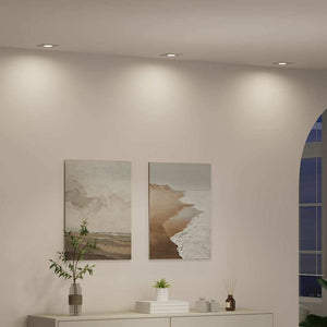 Aluminium Spotlight Set, 6er-Pack, Weiß