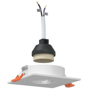 Aluminium Spotlight Set, 6er-Pack, Weiß