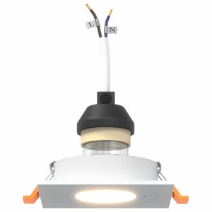 Aluminium Spotlight Set, 6er-Pack, Weiß
