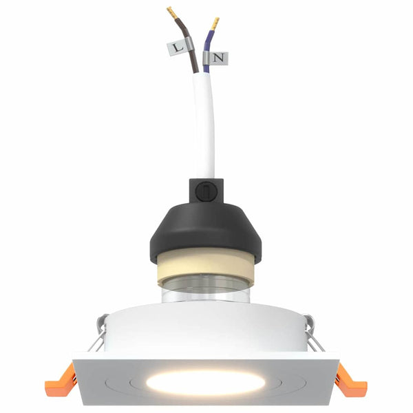 Aluminium Spotlight Set, 6er-Pack, Weiß