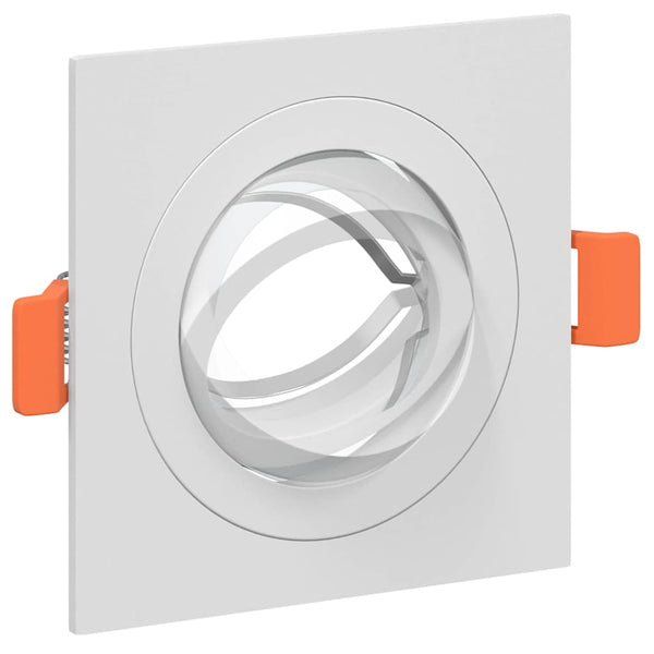 Aluminium Spotlight Set, 6er-Pack, Weiß