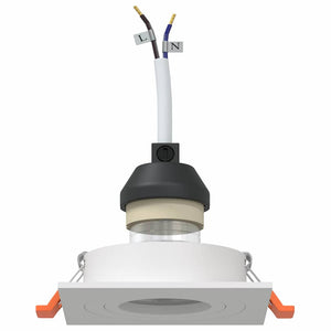 Aluminium Spotlight Set, 6er-Pack, Weiß