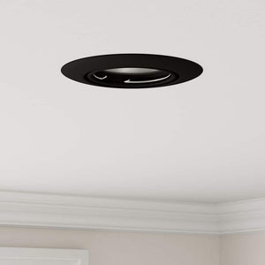 Spotlight Schwarz 12er Set 9x9x2,5cm Metall