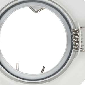 Spotlights, 12er Set, Weiß Metall