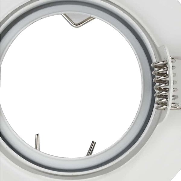 Weißes Einbaustrahler-Set, 24 Stück