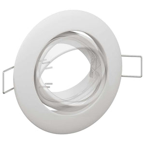 Weißes Einbaustrahler-Set, 24 Stück