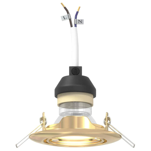 Spotlight 6er Set Gold Metall