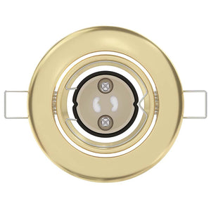 Gold Spotlight 12er Set, 9x9x2,5 cm