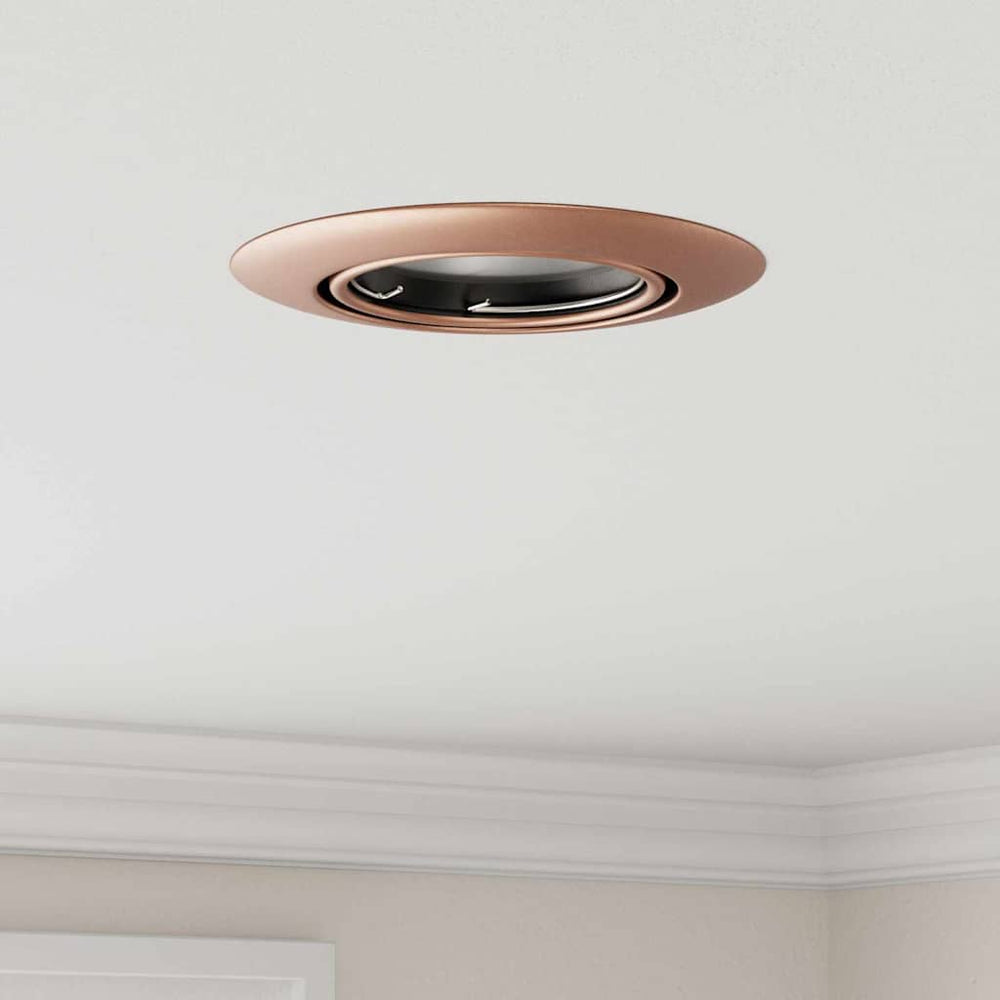 vidaXL Spots lumineux 12 pcs Cuivre 9 x 9 x 2,5 cm Métal