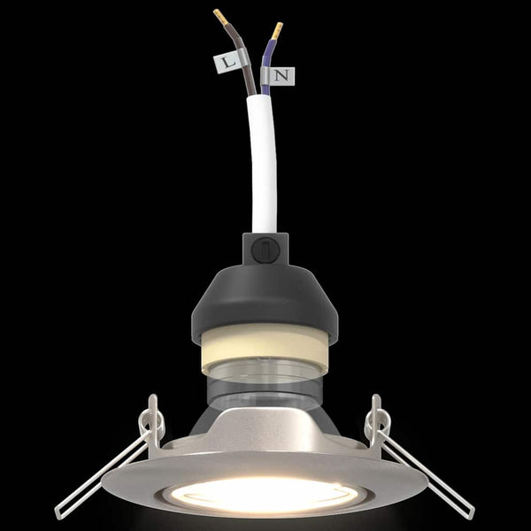 Spotlight 6er Set Silber Metall
