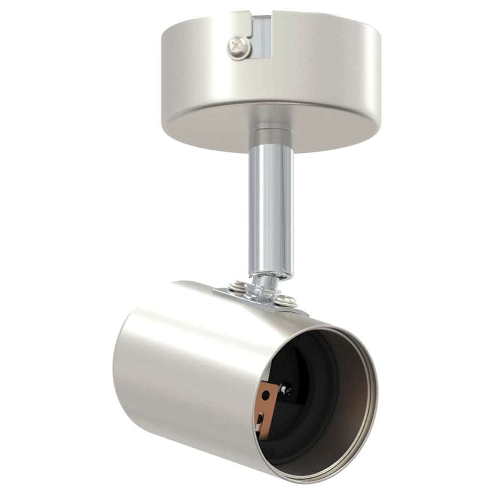 vidaXL Ceiling Spotlight with Spotlights Nickel 6.5 x 6 x 11.5 cm Metal