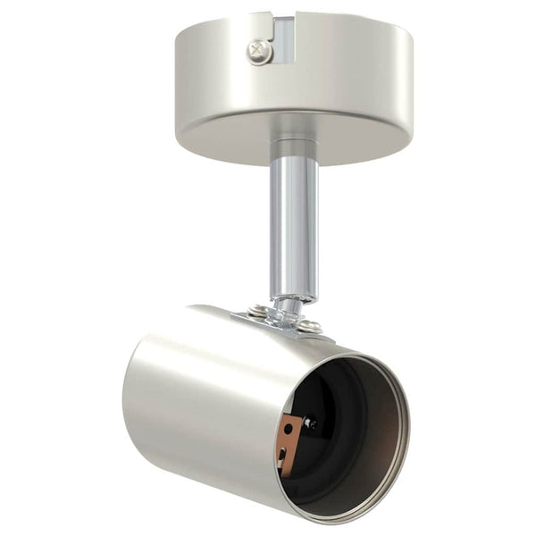 Nickel Deckenstrahler mit Spots