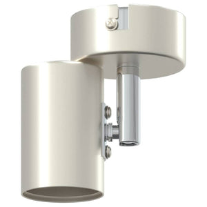 Nickel Deckenstrahler mit Spots