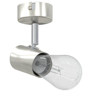 Nickel Deckenstrahler mit Spots