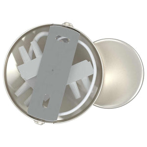 Nickel Deckenstrahler mit Spots