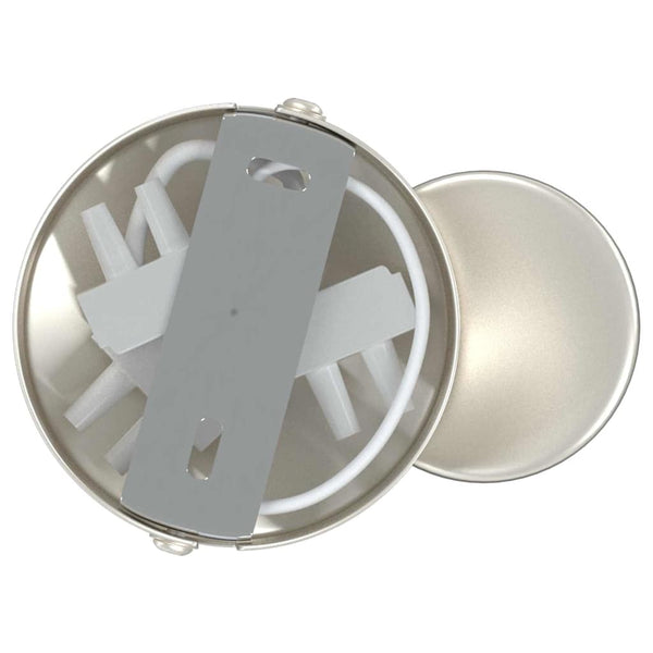 Nickel Deckenstrahler mit Spots