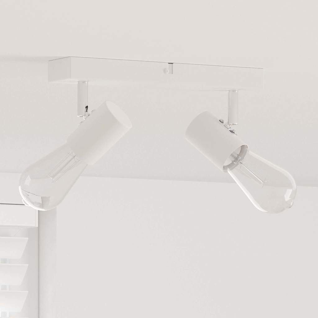 Weißer Deckenstrahler mit Spots