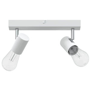 Weißer Deckenstrahler mit Spots