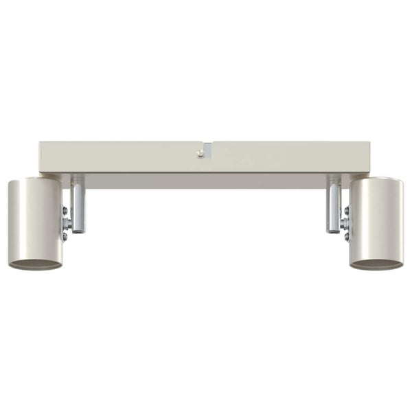 Nickel Deckenstrahler mit Spots