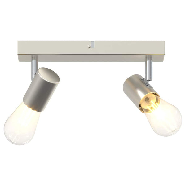 Nickel Deckenstrahler mit Spots