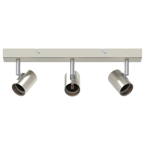 Nickel Deckenstrahler mit Spots