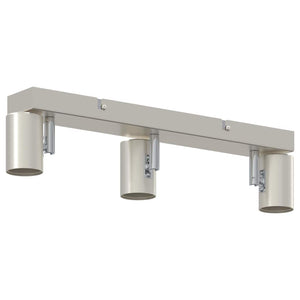 Nickel Deckenstrahler mit Spots