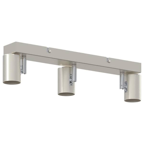 Nickel Deckenstrahler mit Spots