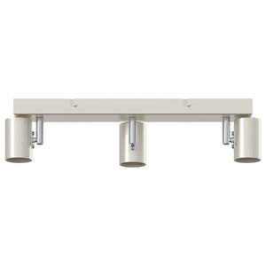 Nickel Deckenstrahler mit Spots