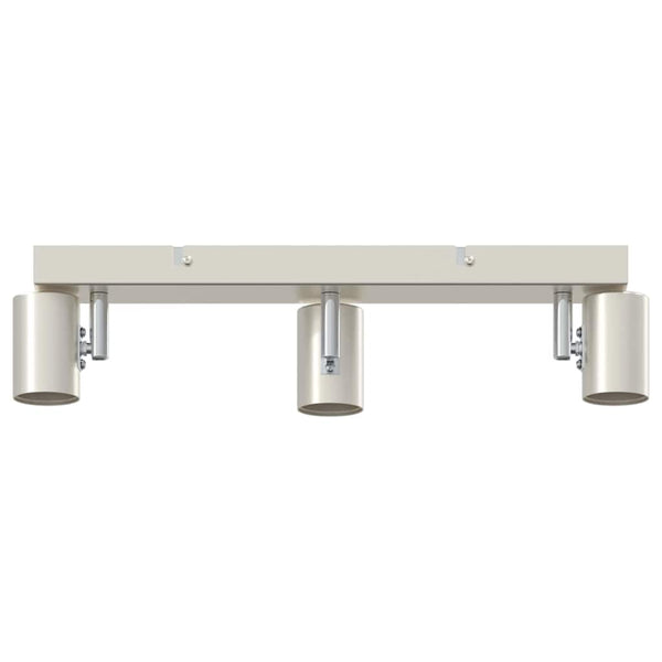 Nickel Deckenstrahler mit Spots
