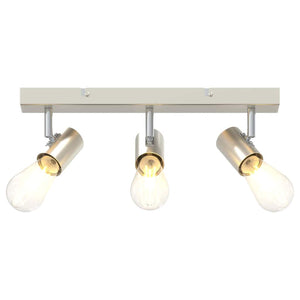 Nickel Deckenstrahler mit Spots