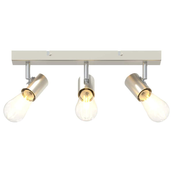 Nickel Deckenstrahler mit Spots
