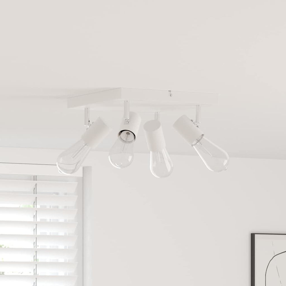 Deckenstrahler Weiß Metall, 26,5 cm