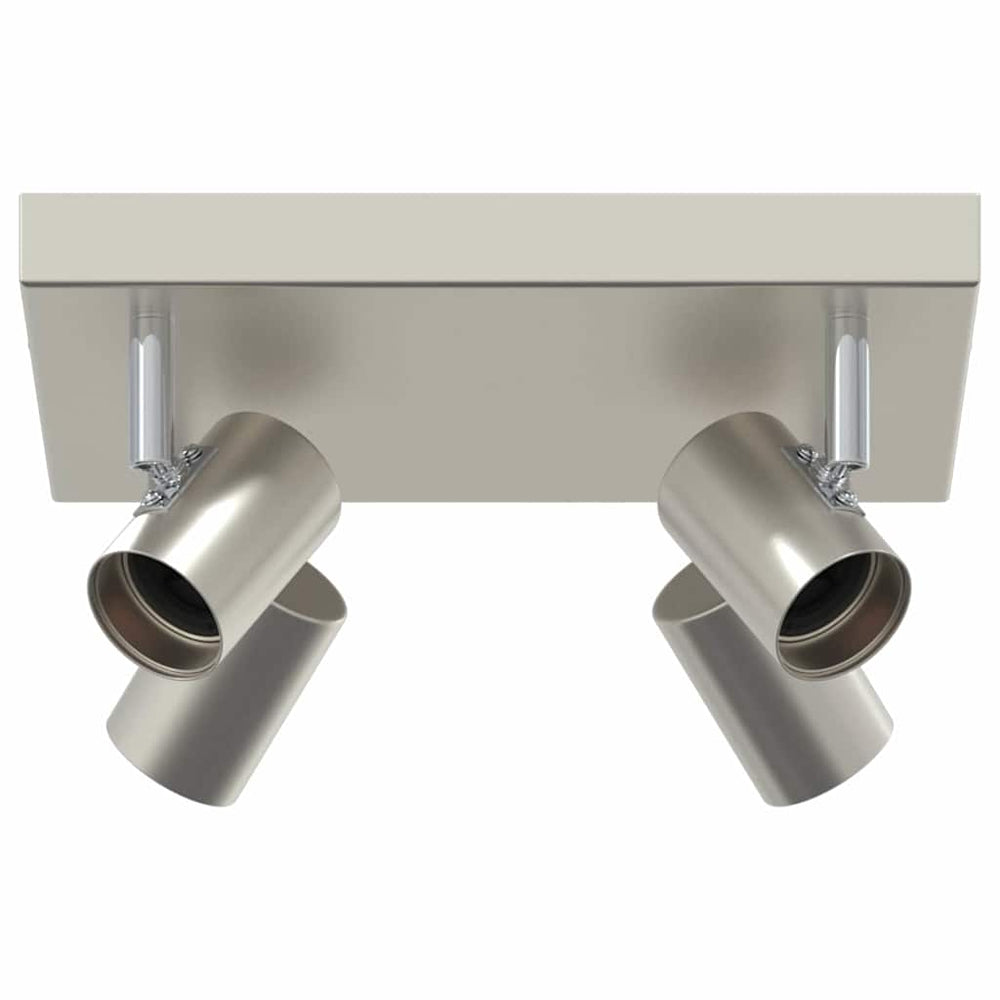 Nickel Deckenstrahler mit Spots