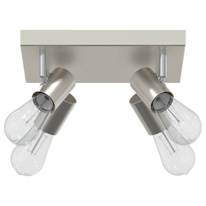 Nickel Deckenstrahler mit Spots