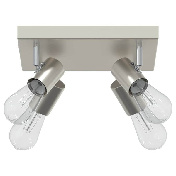 Nickel Deckenstrahler mit Spots