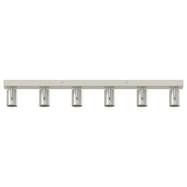 Nickel Deckenstrahler mit 3 Strahlern