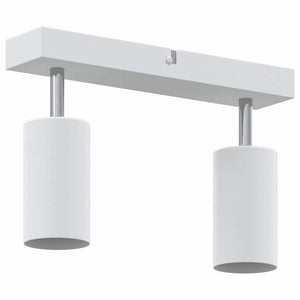 Weißer Deckenstrahler aus Metall
